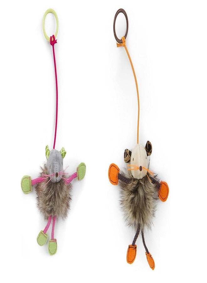 KittuPet Bouncy Mouse Hunt Cat Toys | Natural Instinct Chase & Play Toy for Cats & Kittens, Pack of 2 - Image 1